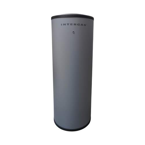 Intergas Xylinder M200 indirect gestookte boiler — typisch type met magnesium-anode bovenkant
