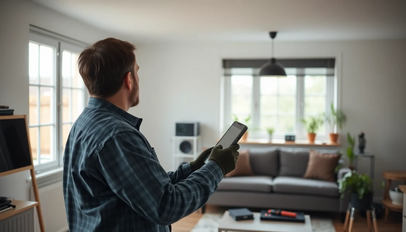 Installaties service in Nederlandse woning