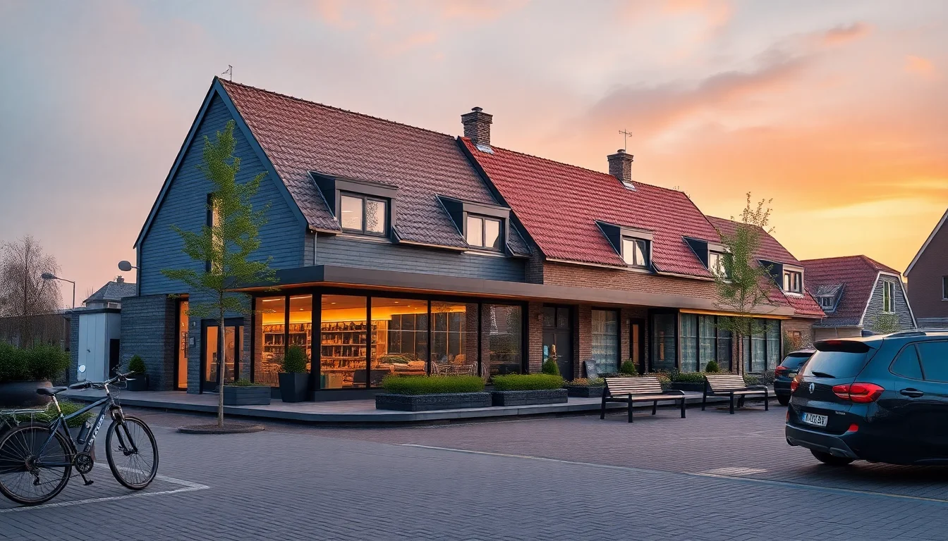 Dutch waterfront housing
