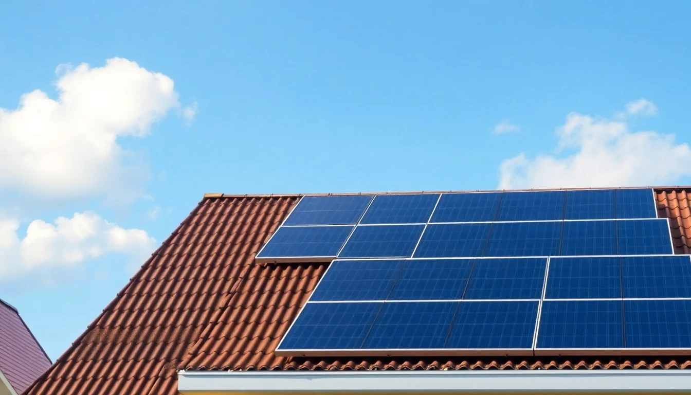 Zonnepanelen Ede — A large white villa on a hillside with palm trees. — Zonnepanelen-installateur in Ede: zonuren, kosten en lokale 