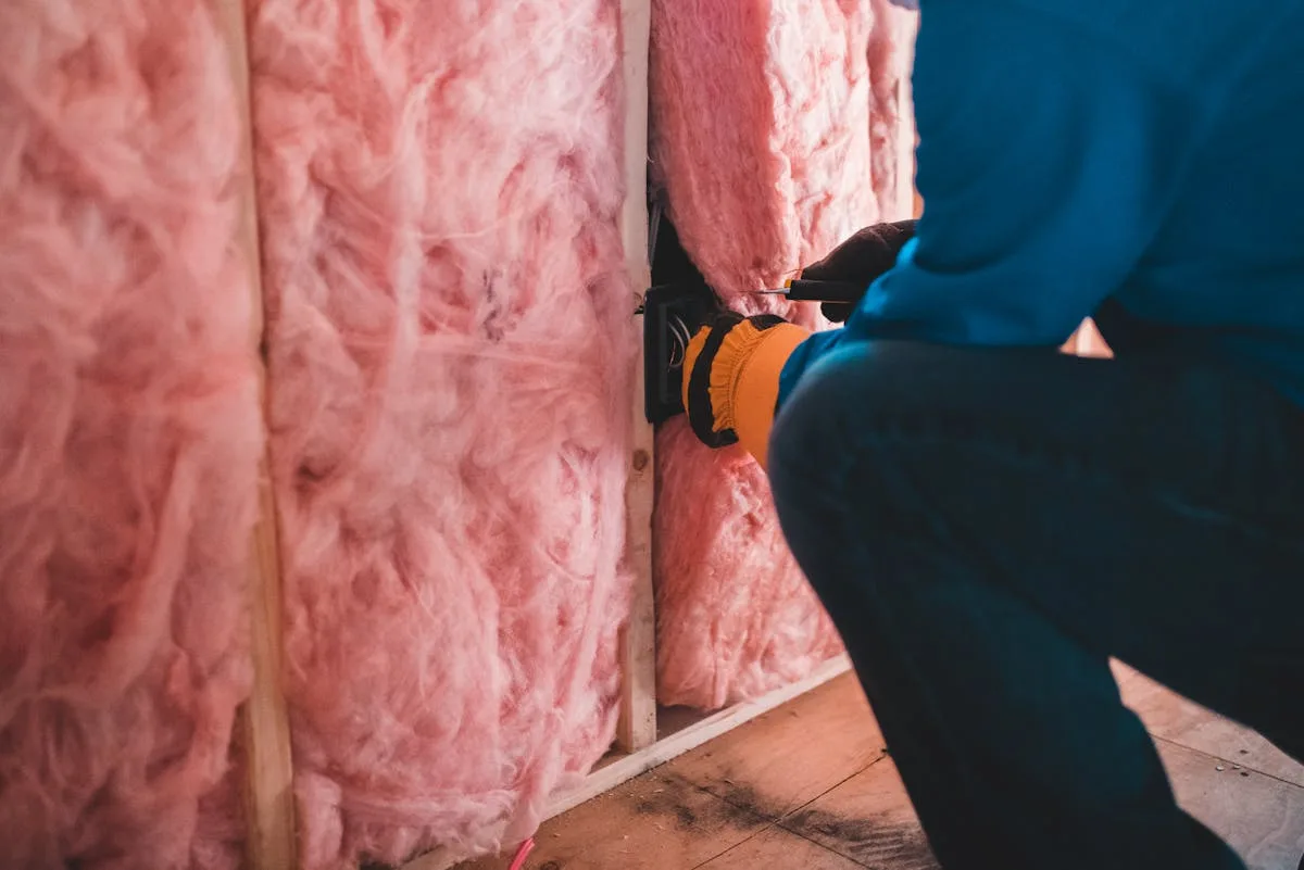 Energieadviseur met thermografische warmtebeeldcamera