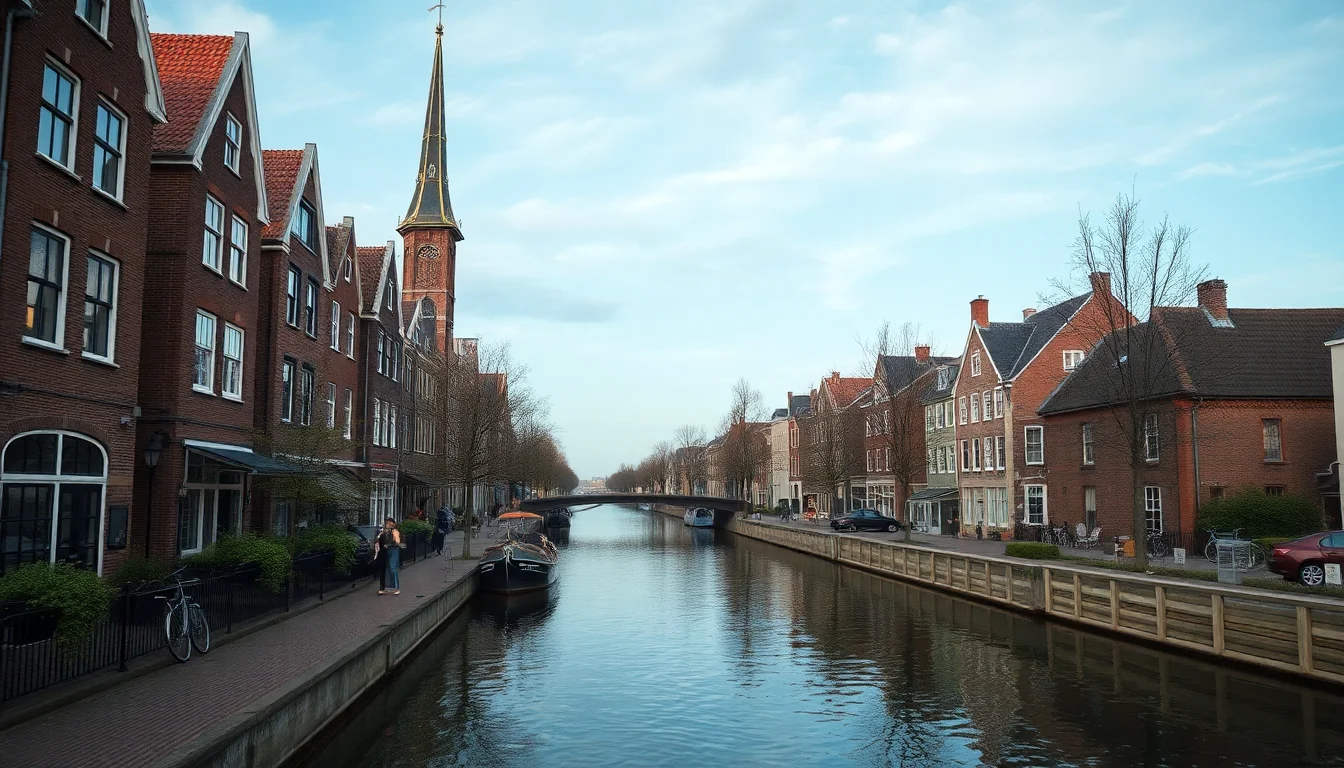 Aannemer Amersfoort — a large brick building with a bridge — Aannemer in Amersfoort: kosten, vergunning en lokale tips vo